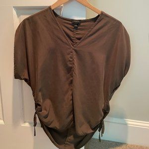 Army green Ann Taylor blouse